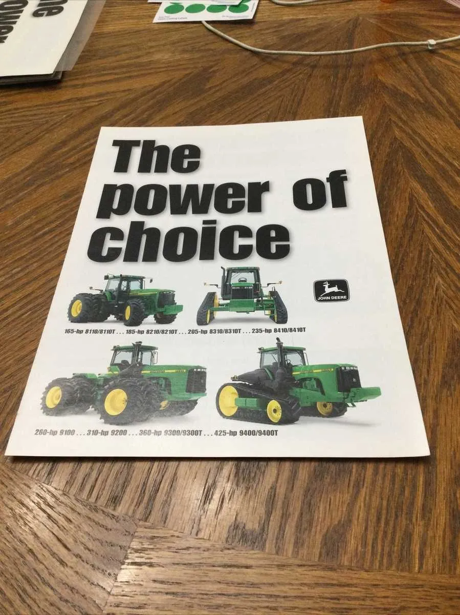 john deere 8210 tractor specs