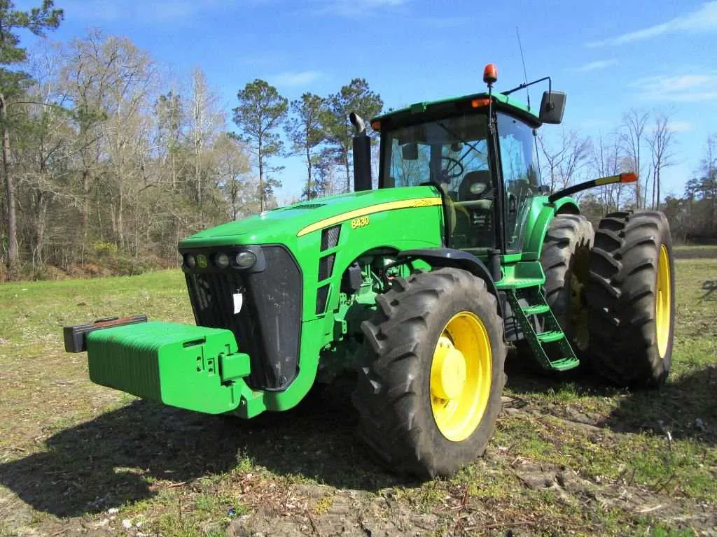 john deere 8430 articulated tractor specs