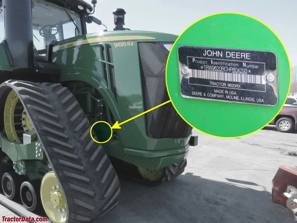 john deere 9620 specs