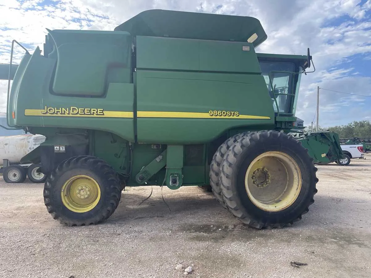 john deere 9860 sts combine specs