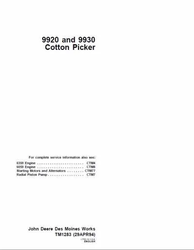 john deere 9930 specs john deere 9930 specs