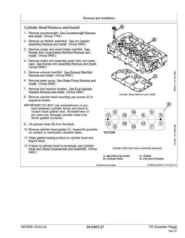 john deere b engine torque specs
