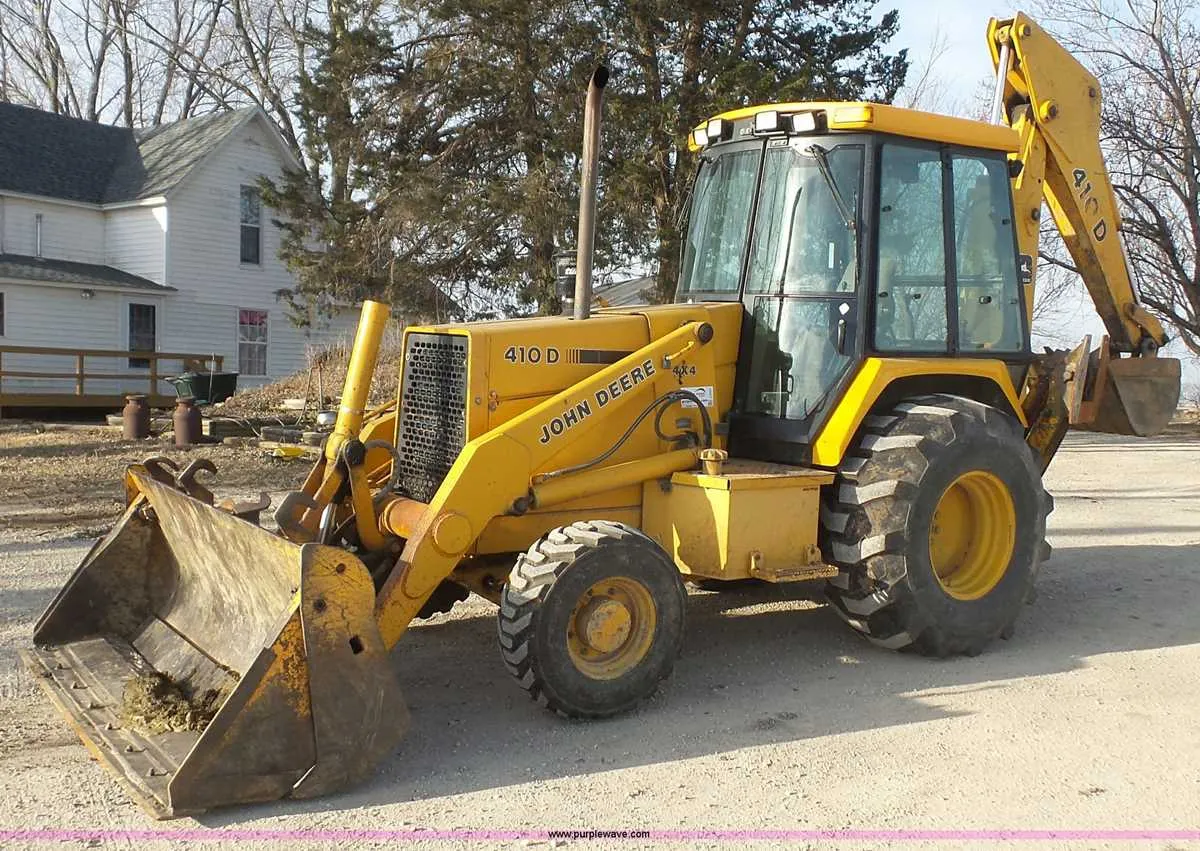 john deere backhoe 410g specs