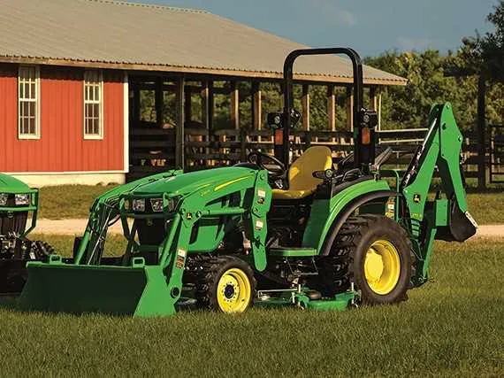john deere compact tractor 7 back hoe specs