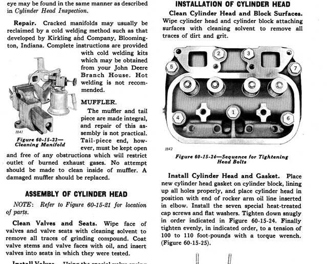 john deere cylinder head torque specs