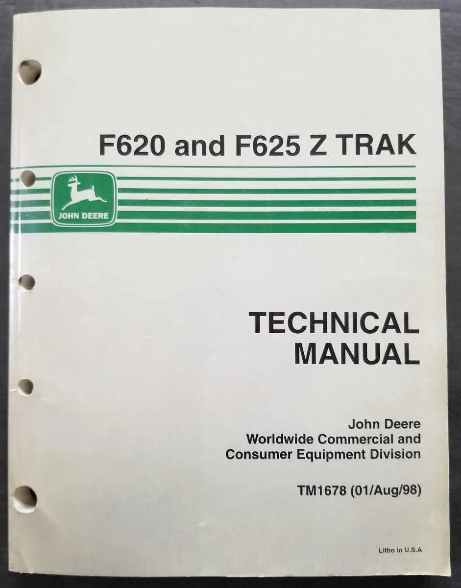 john deere f620 specs