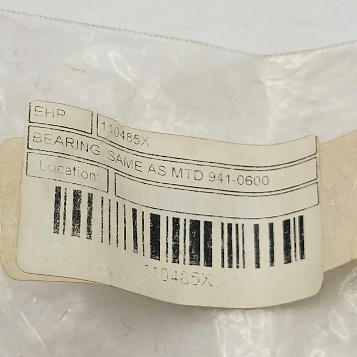 john deere gx21510 bearing specs