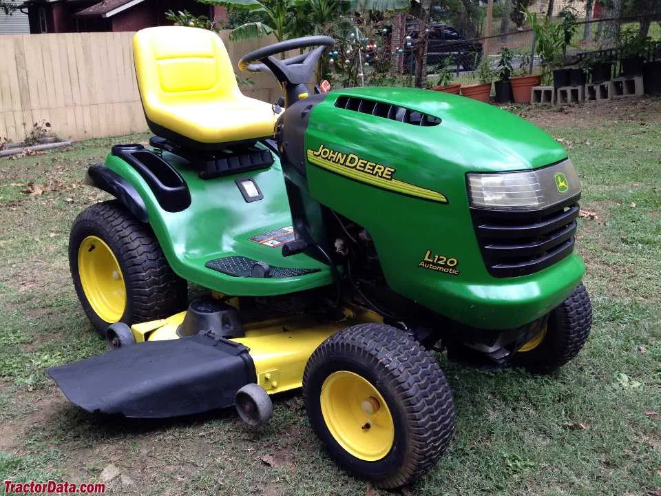 john deere l100 specs