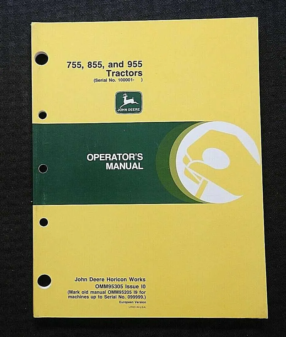 john deere model 755 specs