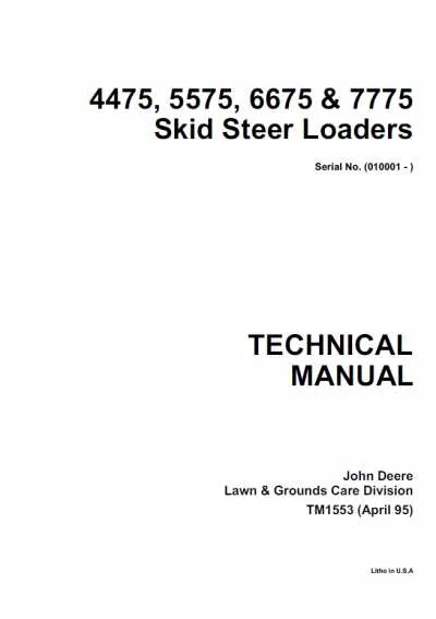 john deere skid steer 6675 specs