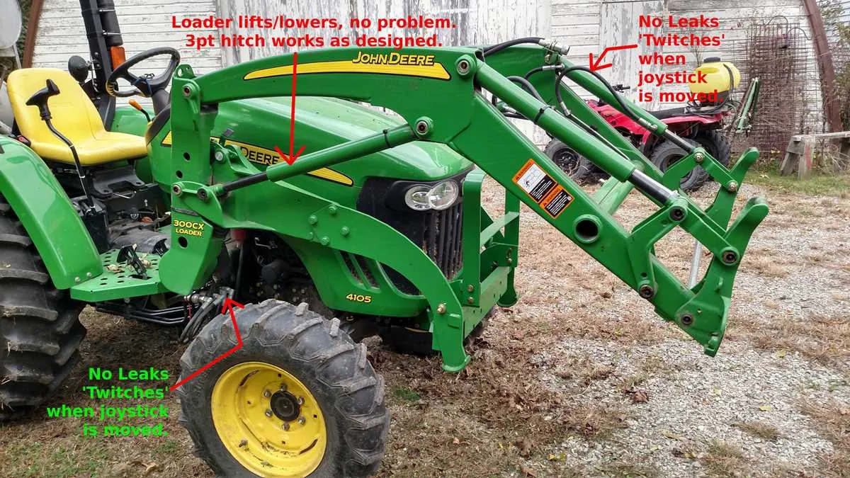 john deere specs 4105