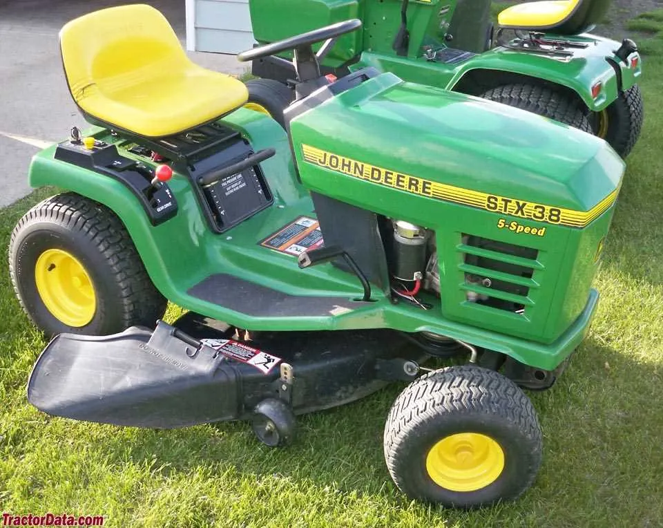 john deere stx38 battery specs