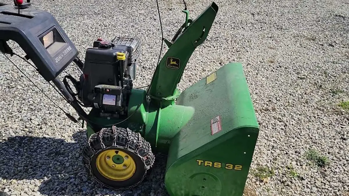 john deere trs 32 snowblower specs