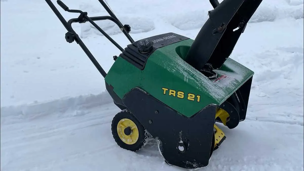 john deere trs21 snowblower specs