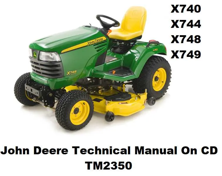 john deere x 748 engine specs
