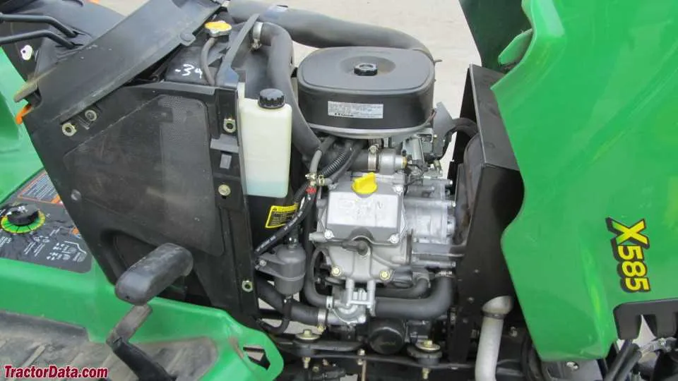 john deere x585 specs
