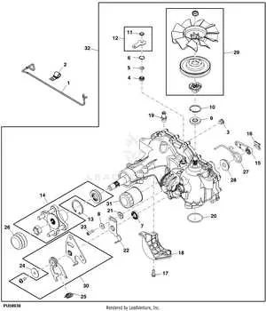 john deere z445 engine specs