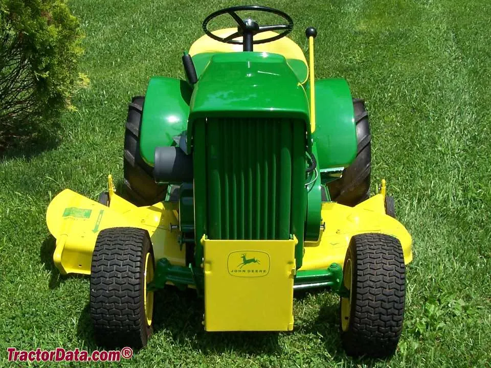 spec in john deere 112 mower