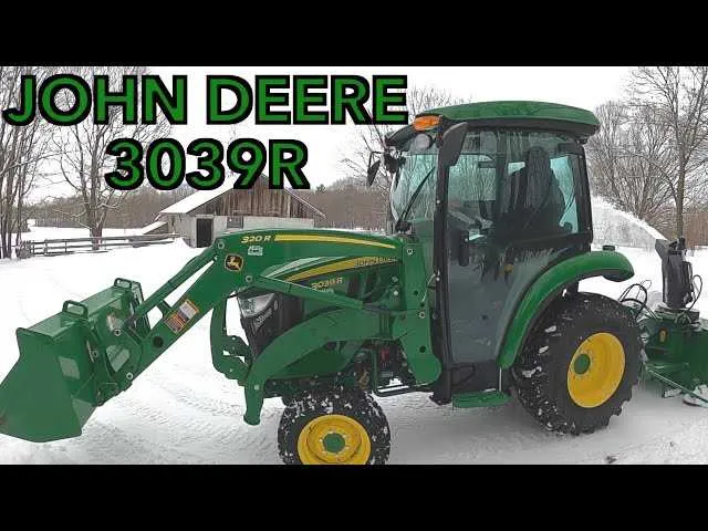 2018 john deere 3039r specs