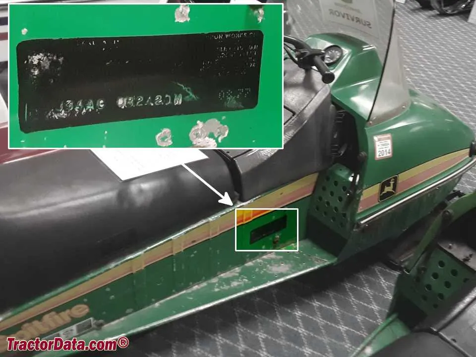 john deere spitfire 340 specs