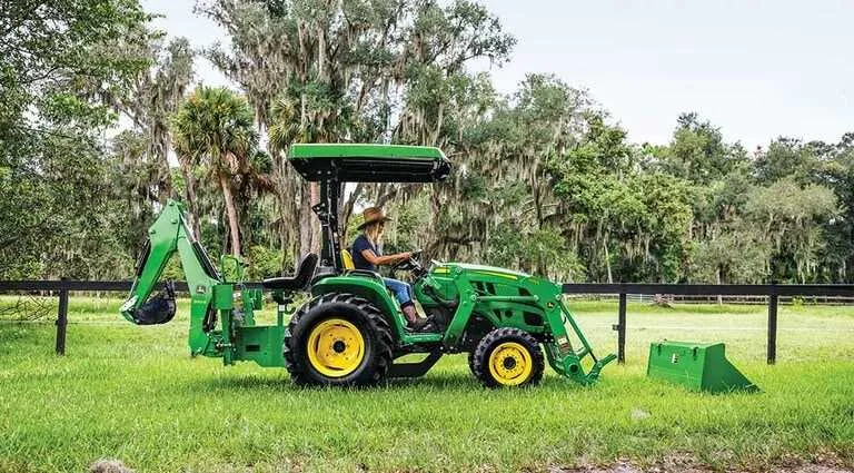 john deere 3025e weight with loader specs