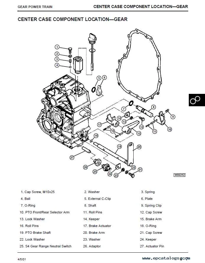 john deere 4100 engine specs