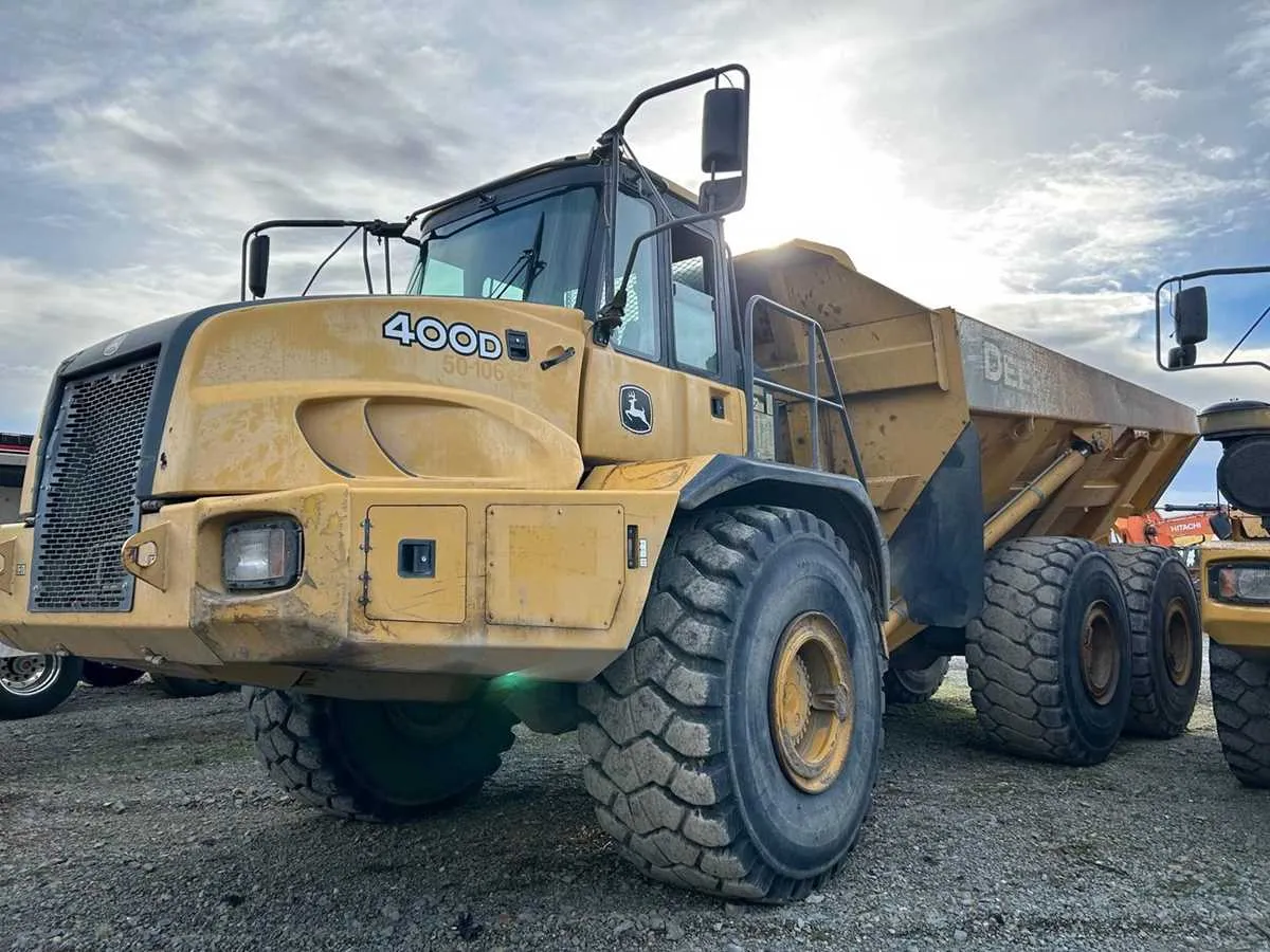 john deere 400d articulated dump truck specs