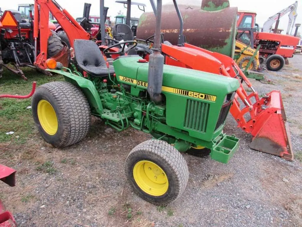 650 john deere tractor specs