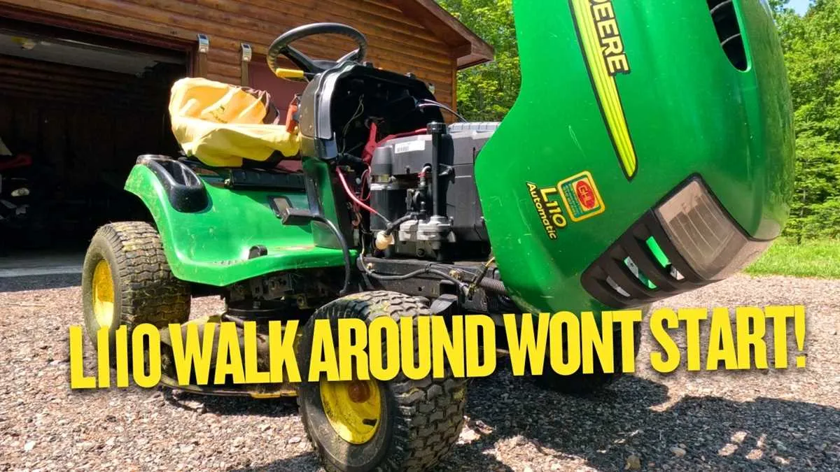 john deere l110 lawn tractor specs