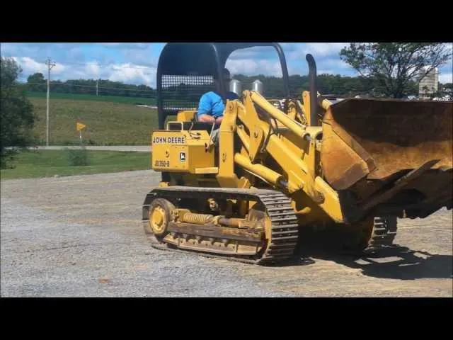 john deere 350 track loader specs