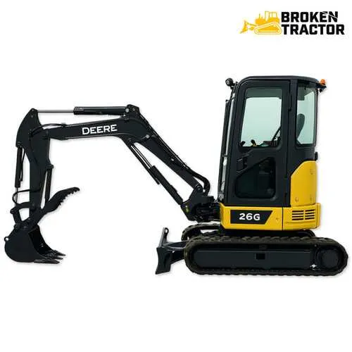john deere excavator specs