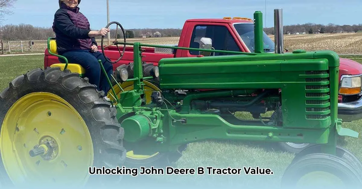 john deere model b specs
