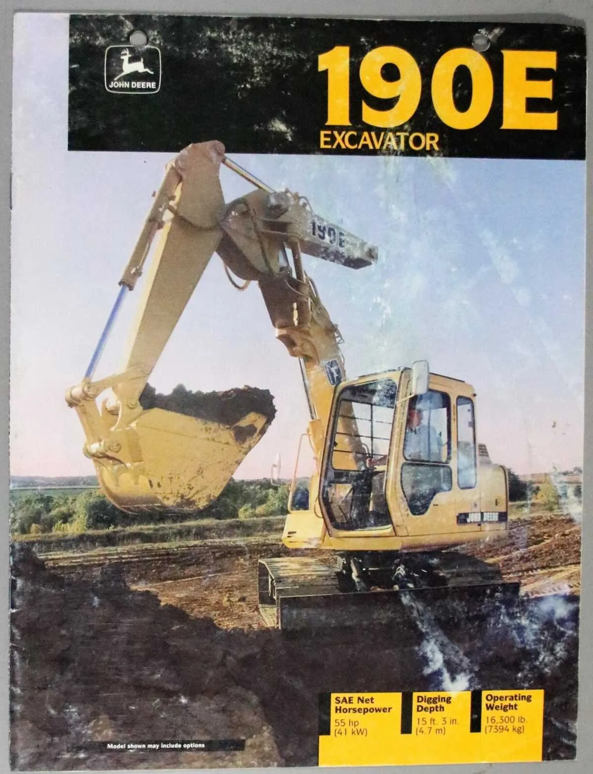 john deere 190 excavator specs