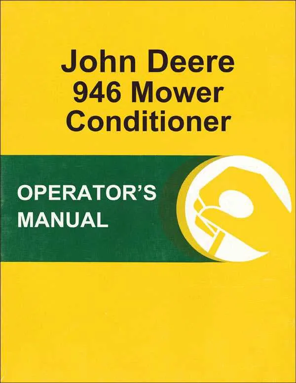 john deere 946 mower specs