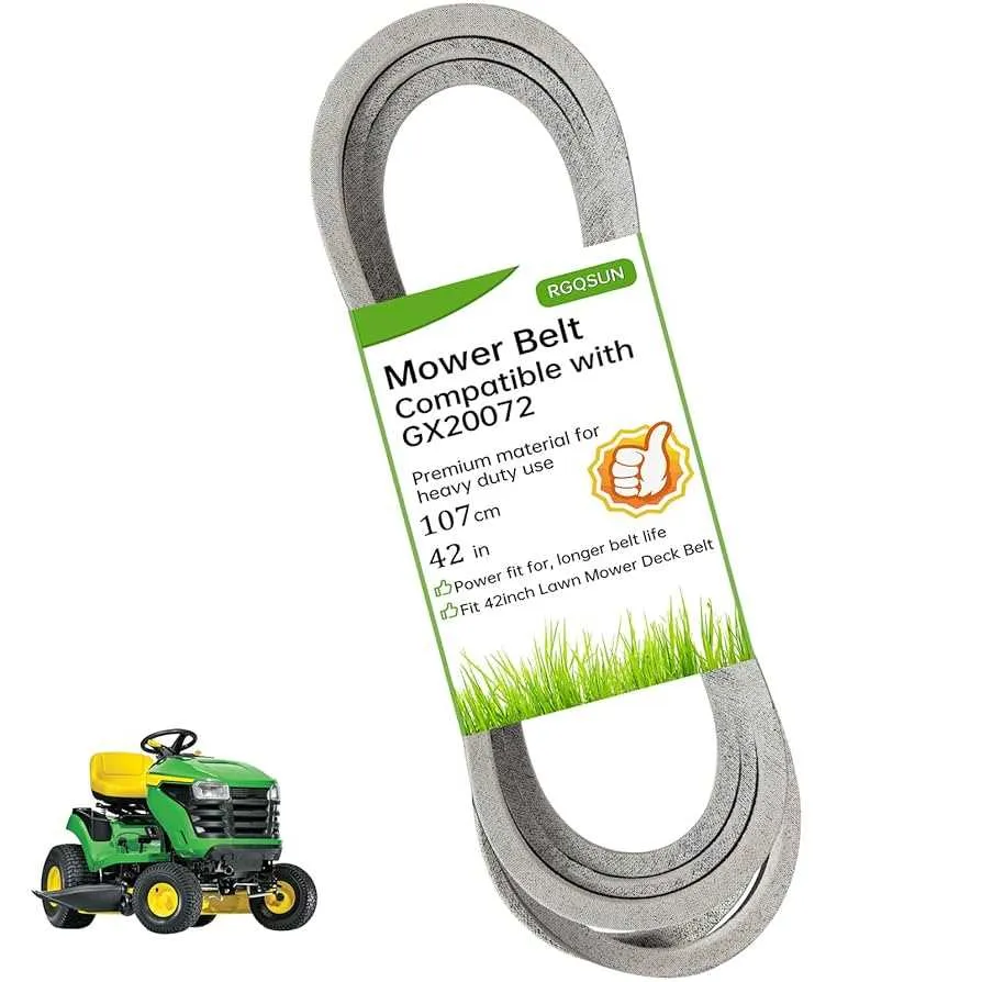 john deere la 100 series deck belt specs