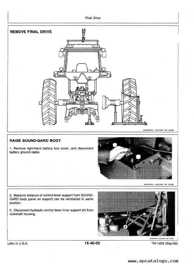 john deere 4850 torque specs