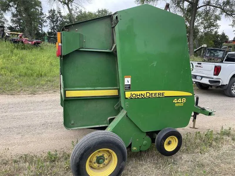 john deere 448 round baler specs