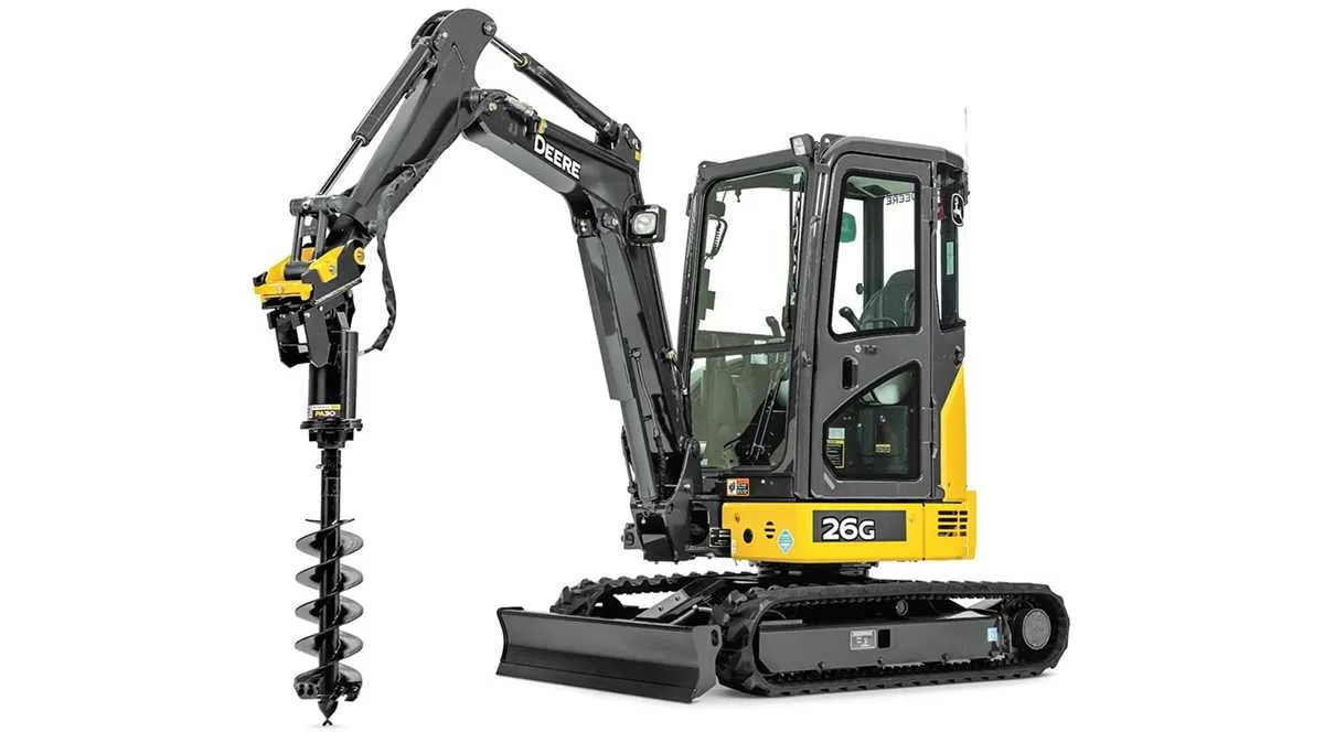 john deere excavator specs