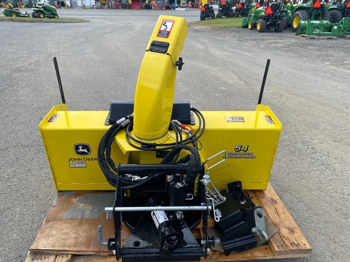 john deere 54 inch snow blower specs