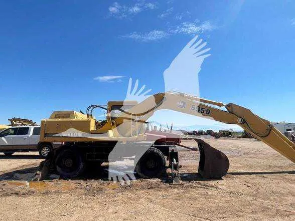 john deere 595d wheel excavator specs