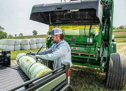 john deere 557 round baler specs