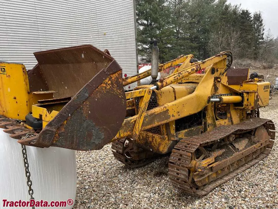 john deere 1010 track loader specs