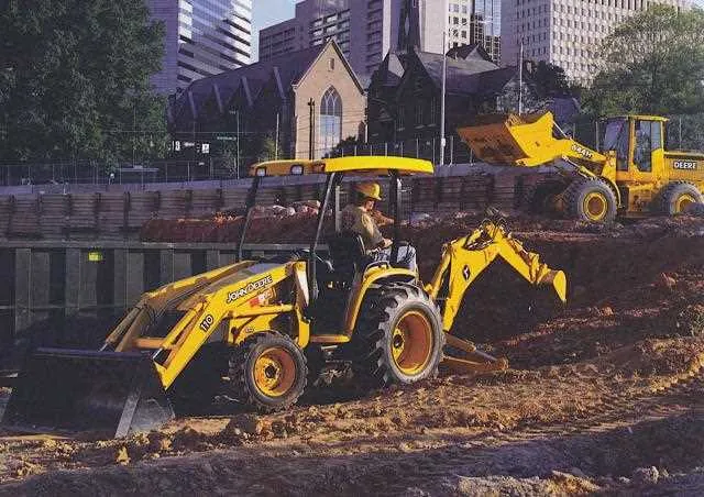 john deere 110 loader specs