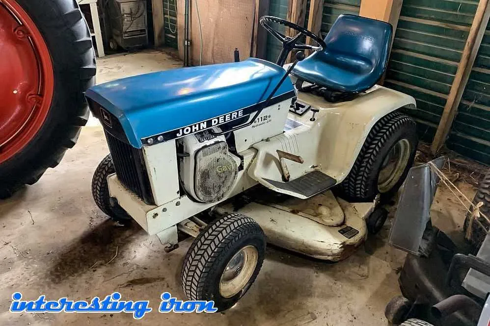 john deere 112 lawn tractor specs