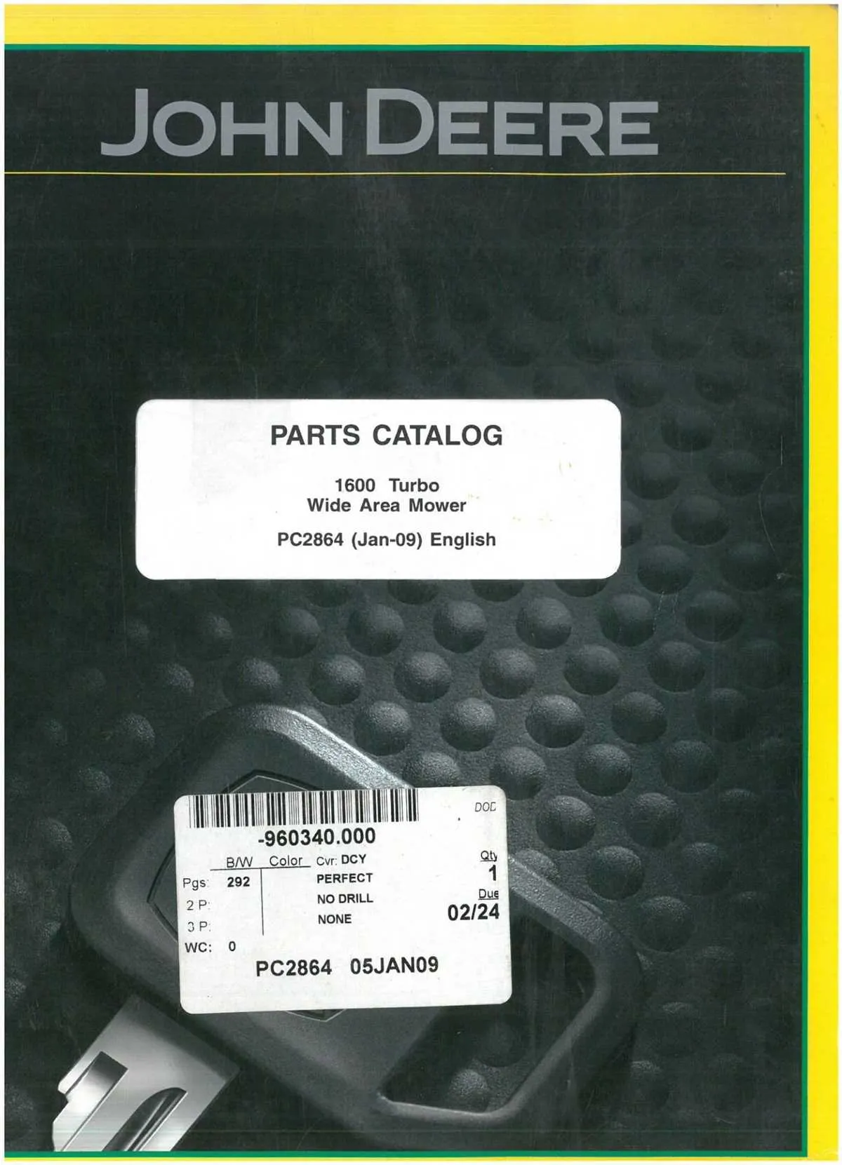 john deere 1600 wide area mower specs