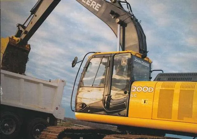 john deere 200d excavator specs
