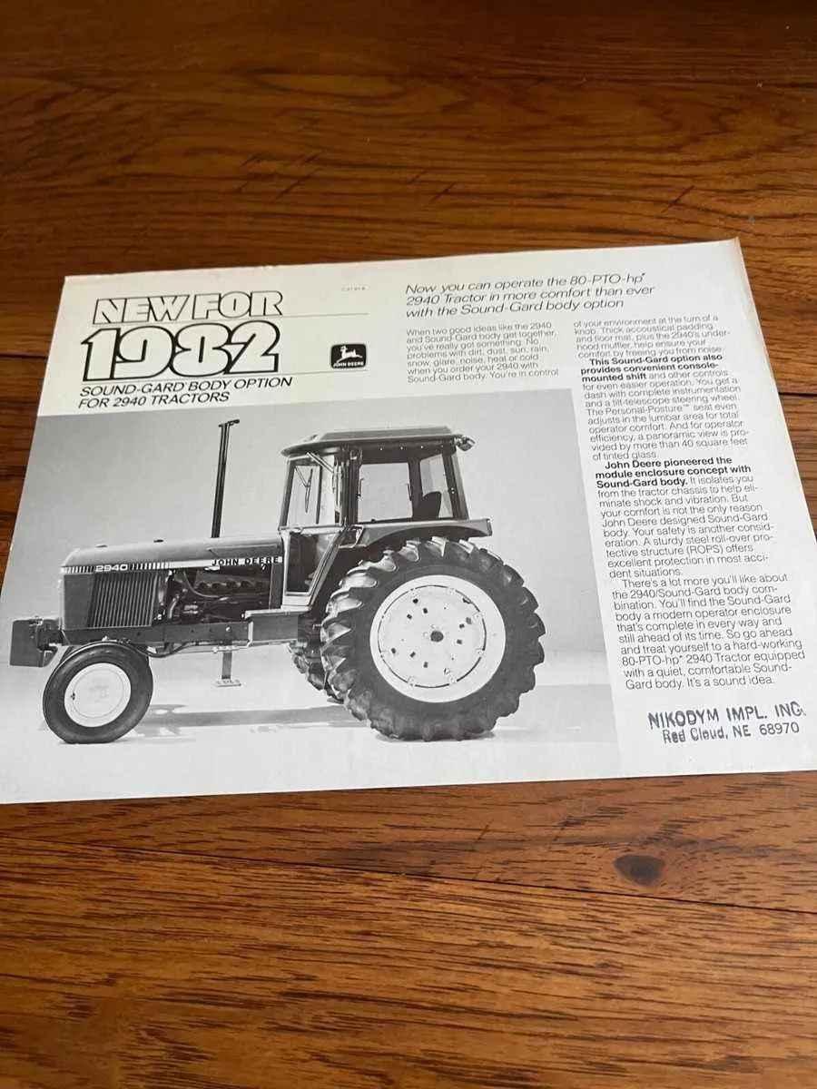 john deere 2940 tractor specs