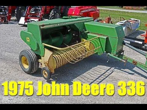 john deere 338 square baler specs