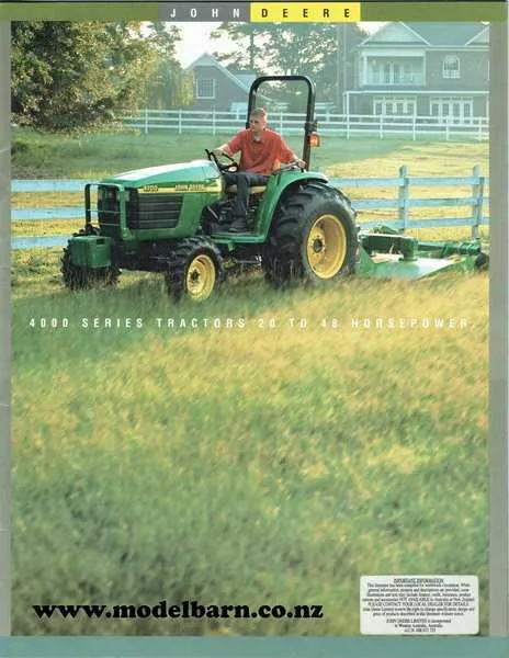 john deere 4000 series specs
