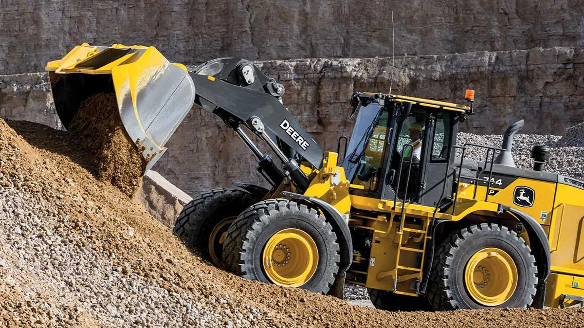 john deere 400e loader specs